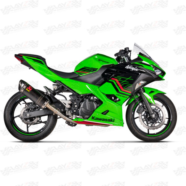Second image of Akrapovic Slip On Line (Carbon) - Kawasaki Ninja 250 2018+ | Ninja 400