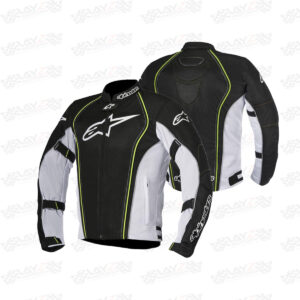 ALPINESTARS Bonneville Air Jacket | Black White Yellow, XL