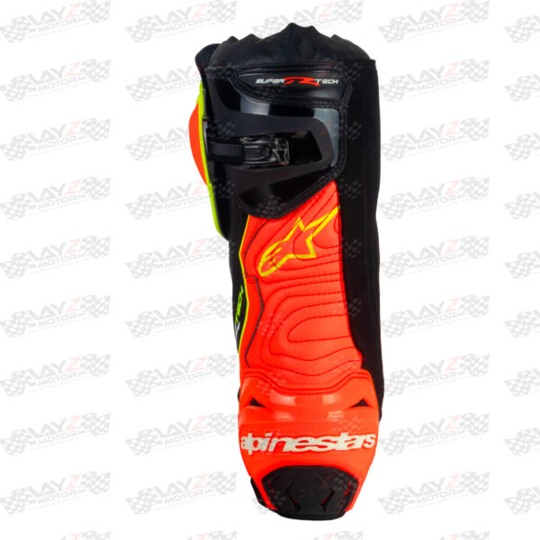 Second image of ALPINESTARS Supertech R Vented Boots | Black Red Yellow, 44
