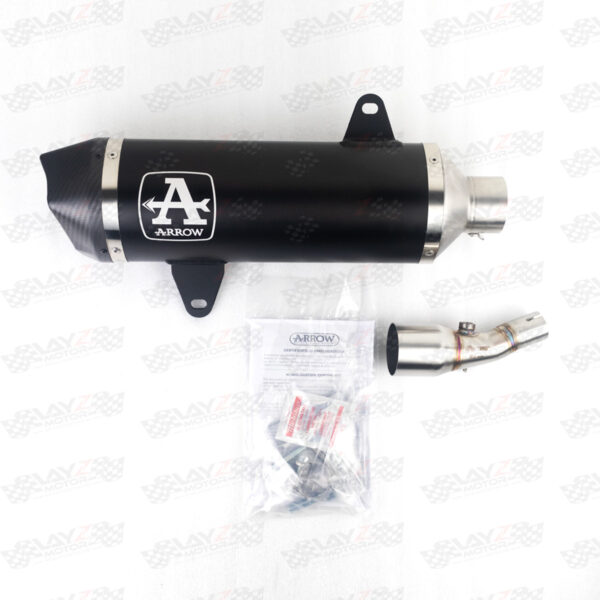 Second image of Arrow Exhaust Urban Dark Carbon End Cap - Yamaha XMAX 250