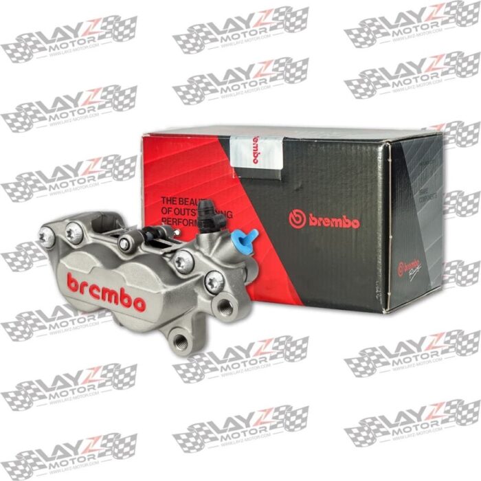 Brembo P4.30/34 Front Brake Caliper Right Only 40mm, Gray Red Logo