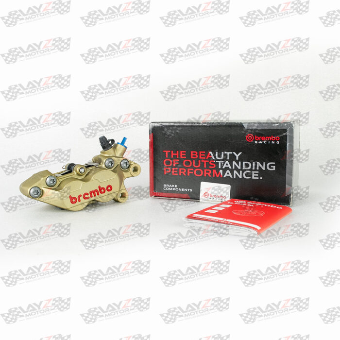 Brembo P4.30/34 Front Brake Caliper Right Only 40mm, Gold Red Logo