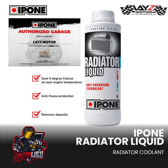 IPONE Radiator Liquid - 1L Radiator Coolant