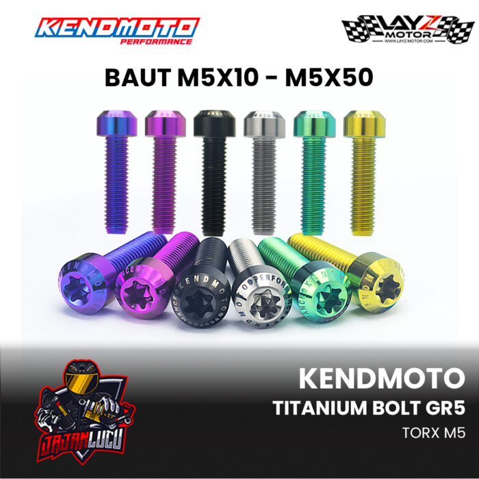 KENDMOTO BAUT TITANIUM TORX M5