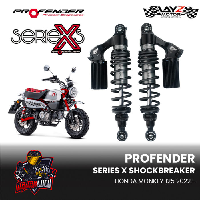 Profender Series X Shockbreaker Belakang Honda Monkey 125 2022+