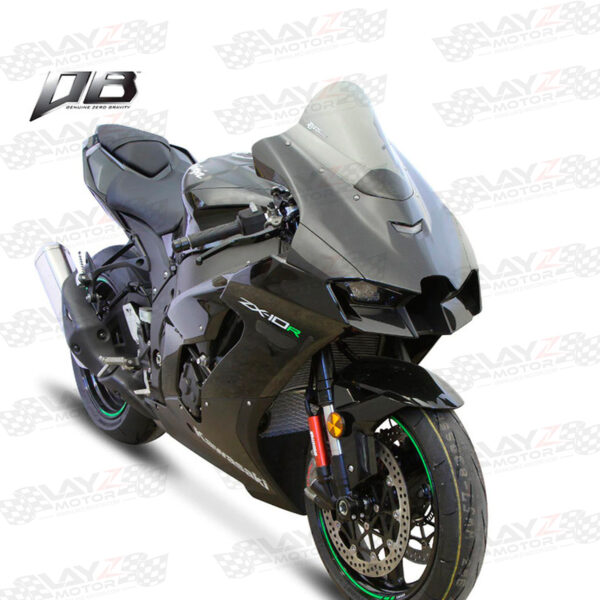 Second image of Zero Gravity Racing Double Bubble Series Windscreen, Ligh Smoke - Kawasaki ZX-10R 2021+