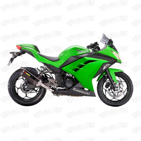 Second image of Akrapovic Slip On Line Carbon - Kawasaki Ninja 250 2013-2017 | Ninja 300