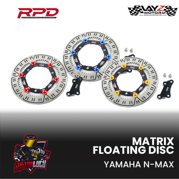 RPD Matrix Front Floating Disc Rotor 260mm- Yamaha N-Max |  Aerox | Lexi